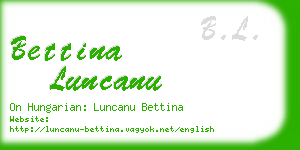 bettina luncanu business card